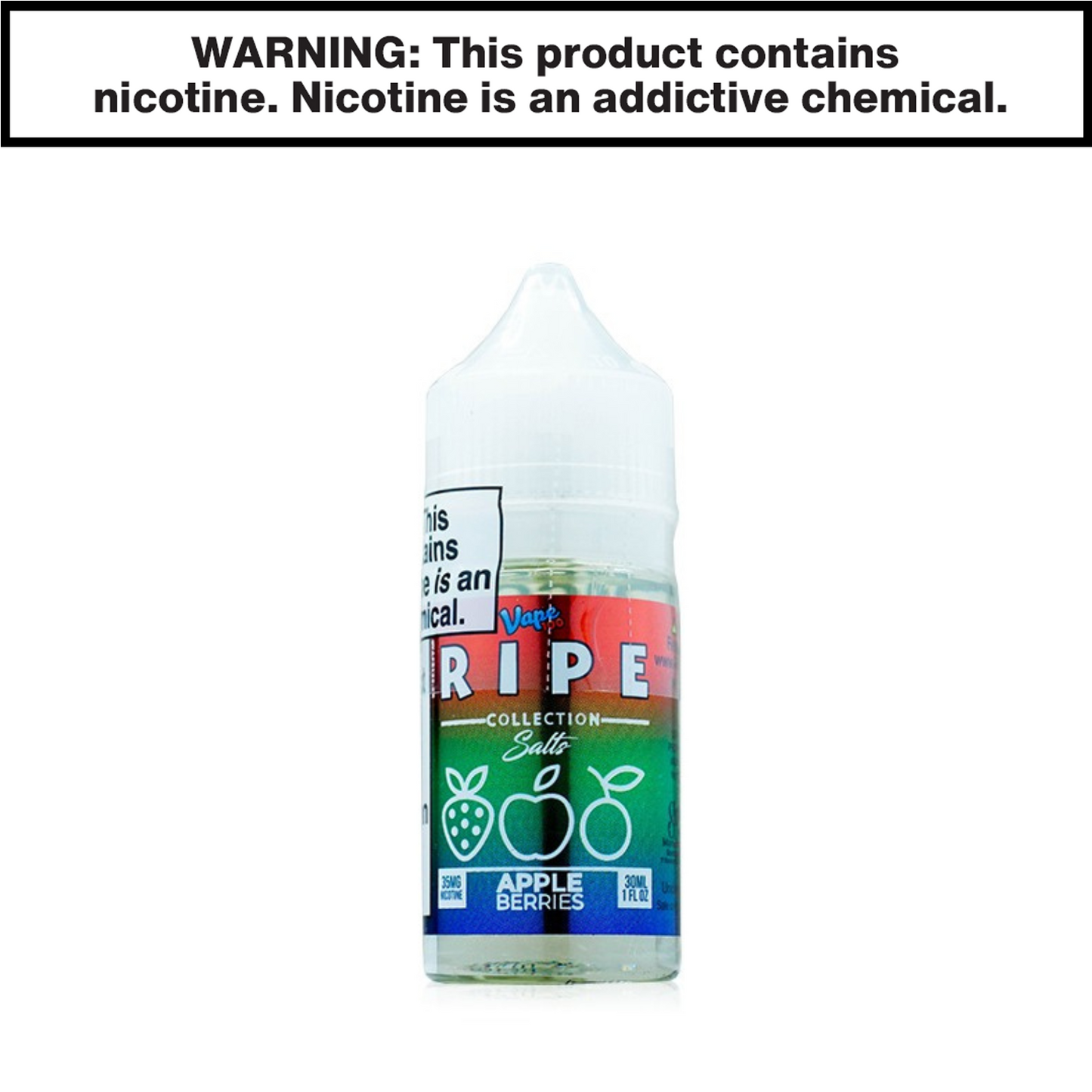 Vape 100 Ripe Ejuice 30mL Salt Nic