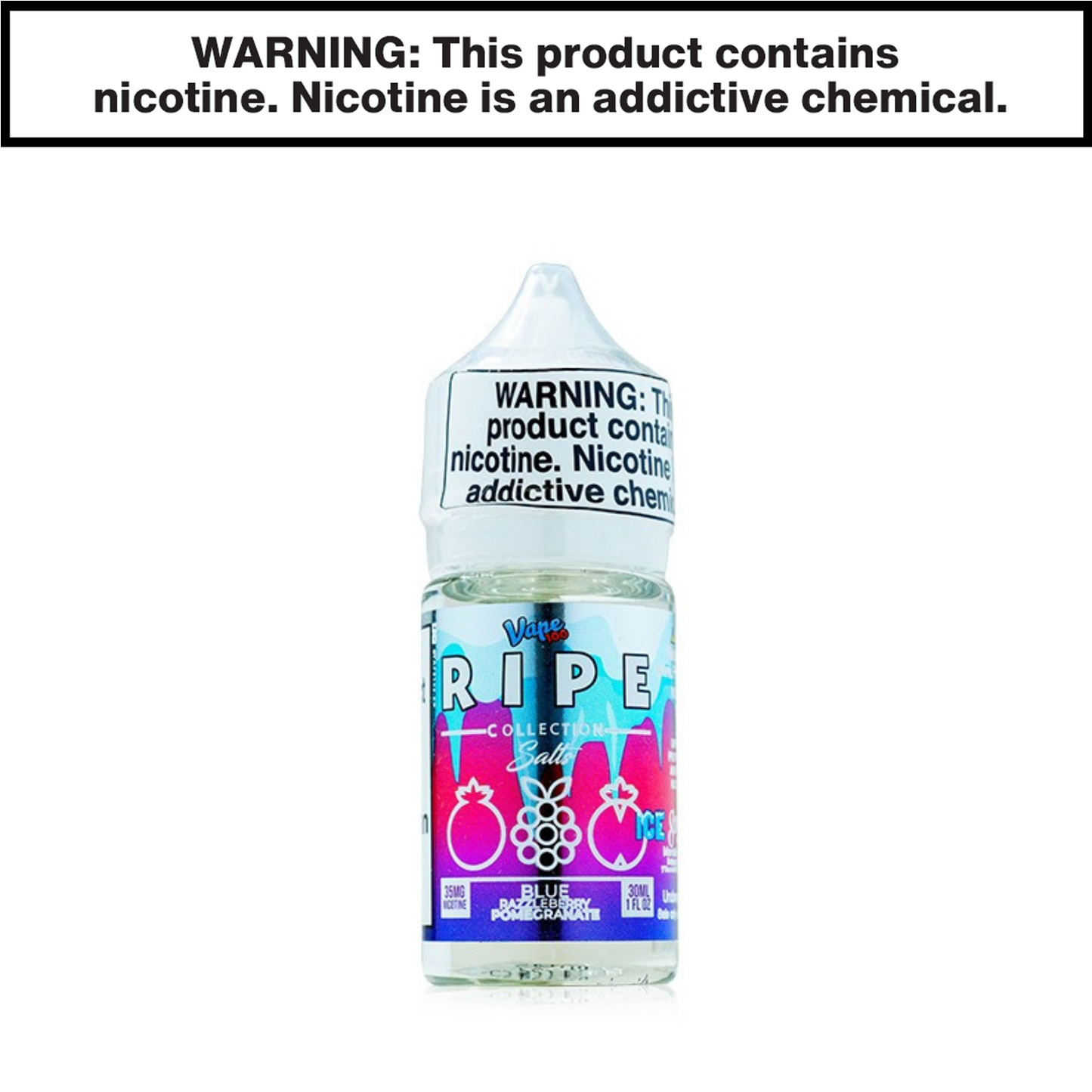 Vape 100 Ripe Ejuice 30mL Salt Nic