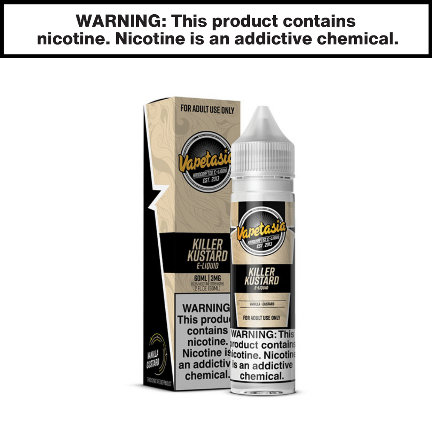 Vapetasia eJuice 100mL Freebase