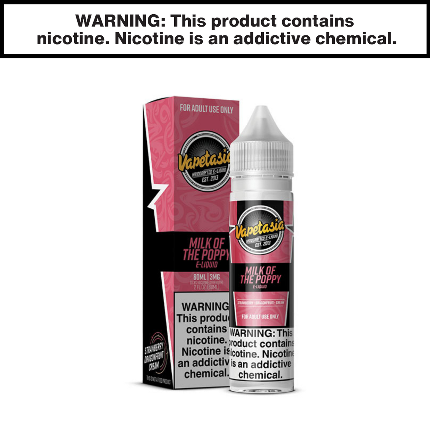 Vapetasia eJuice 100mL Freebase