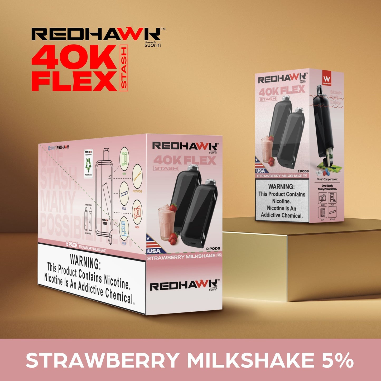Strawberry Milkshake Redhawk