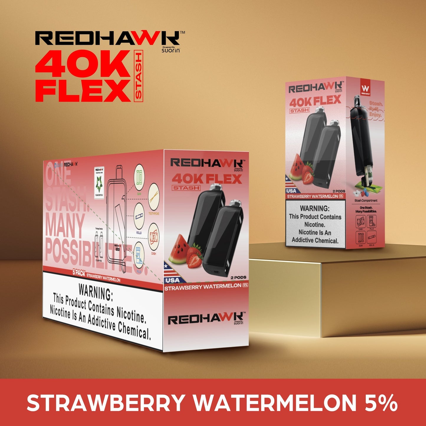 Strawberry Watermelon Redhawk