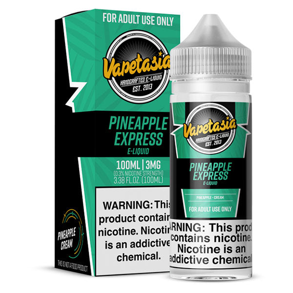 Vapetasia eJuice 100mL Freebase