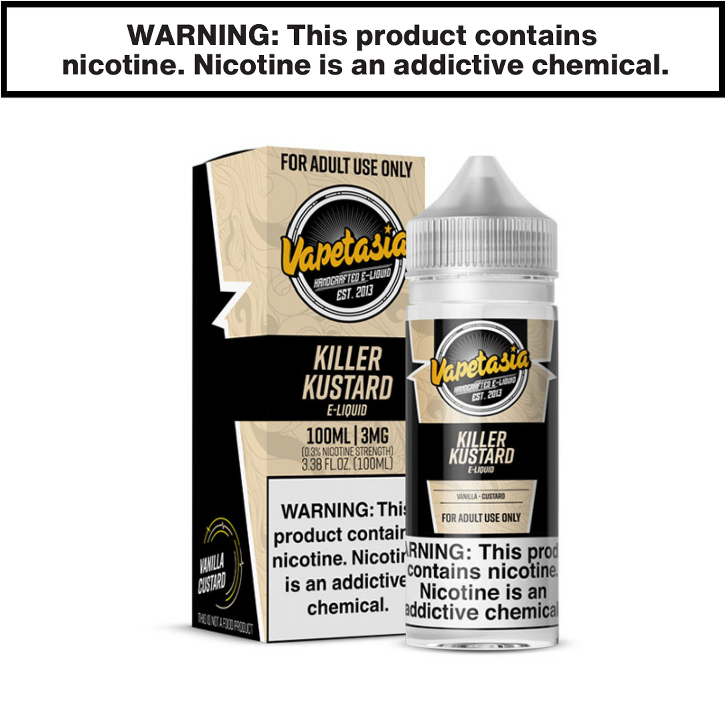 Vapetasia eJuice 100mL Freebase