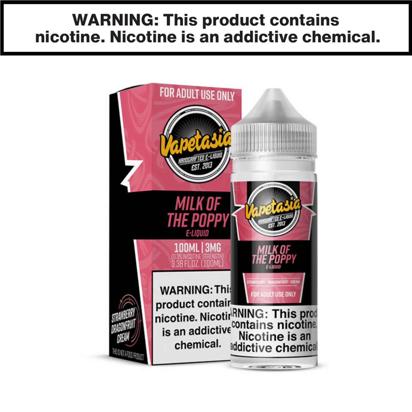 Vapetasia eJuice 100mL Freebase