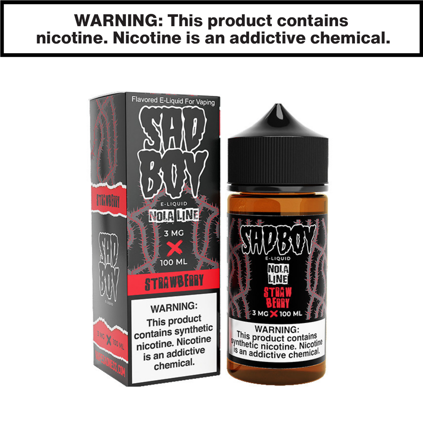 Sadboy Bloodline eJuice 100mL Freebase