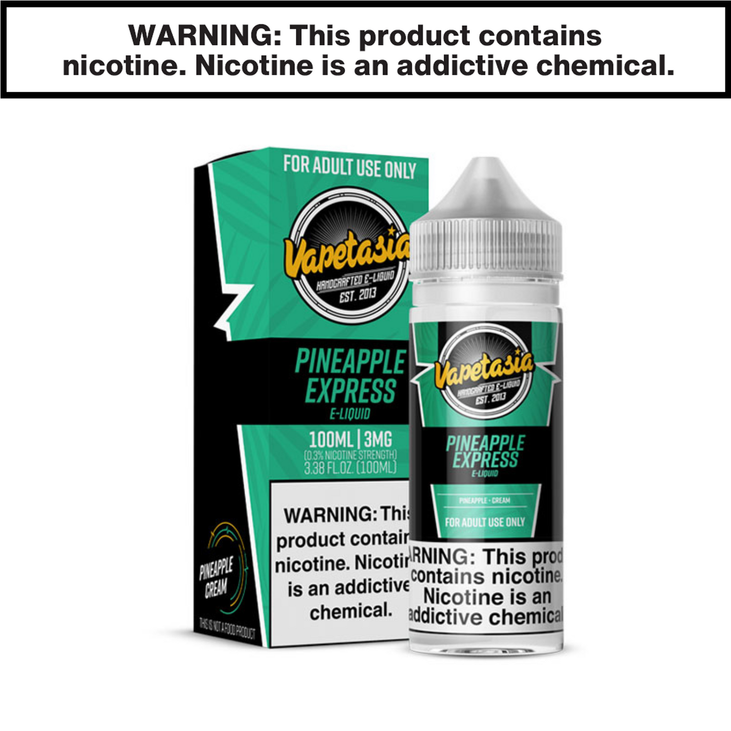 Vapetasia eJuice 100mL Freebase