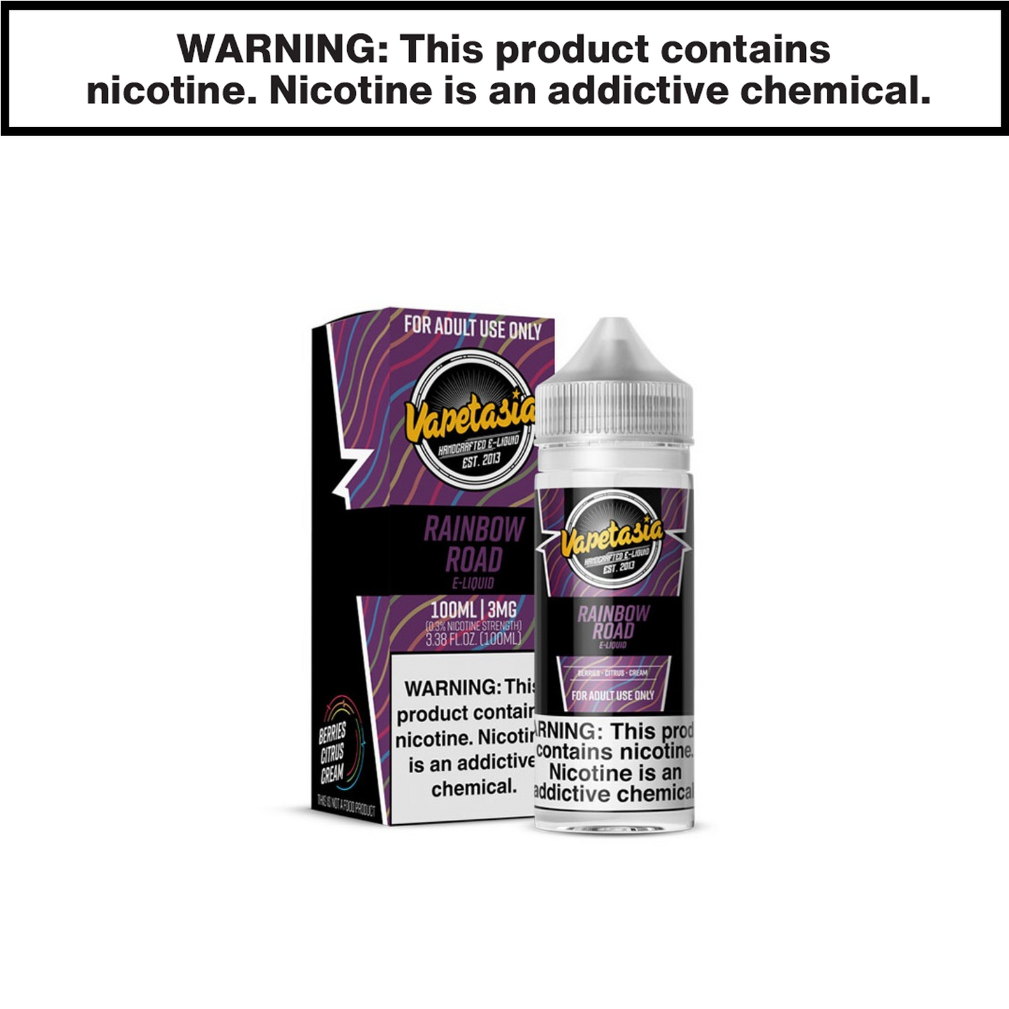 Vapetasia eJuice 100mL Freebase