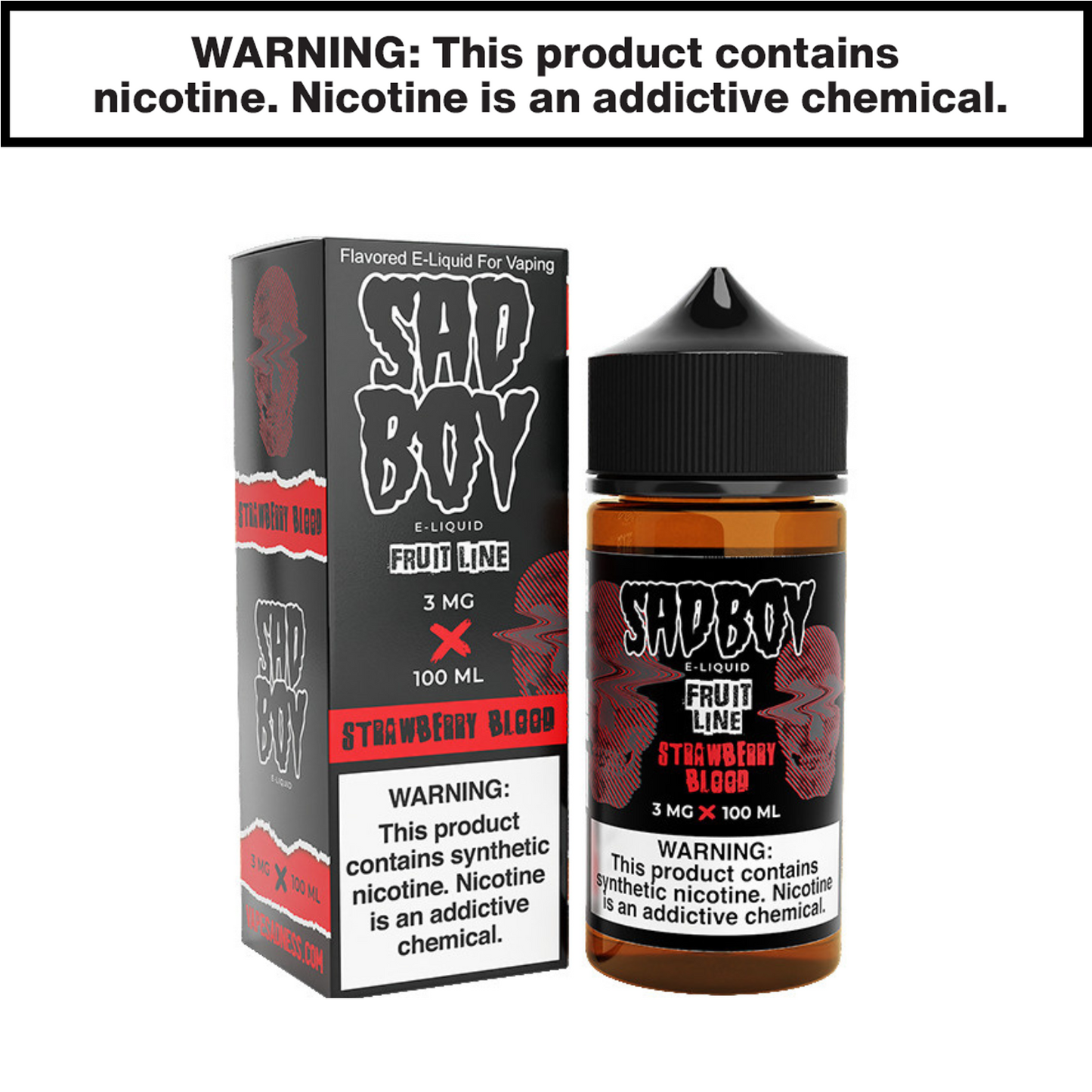 Sadboy Bloodline eJuice 100mL Freebase
