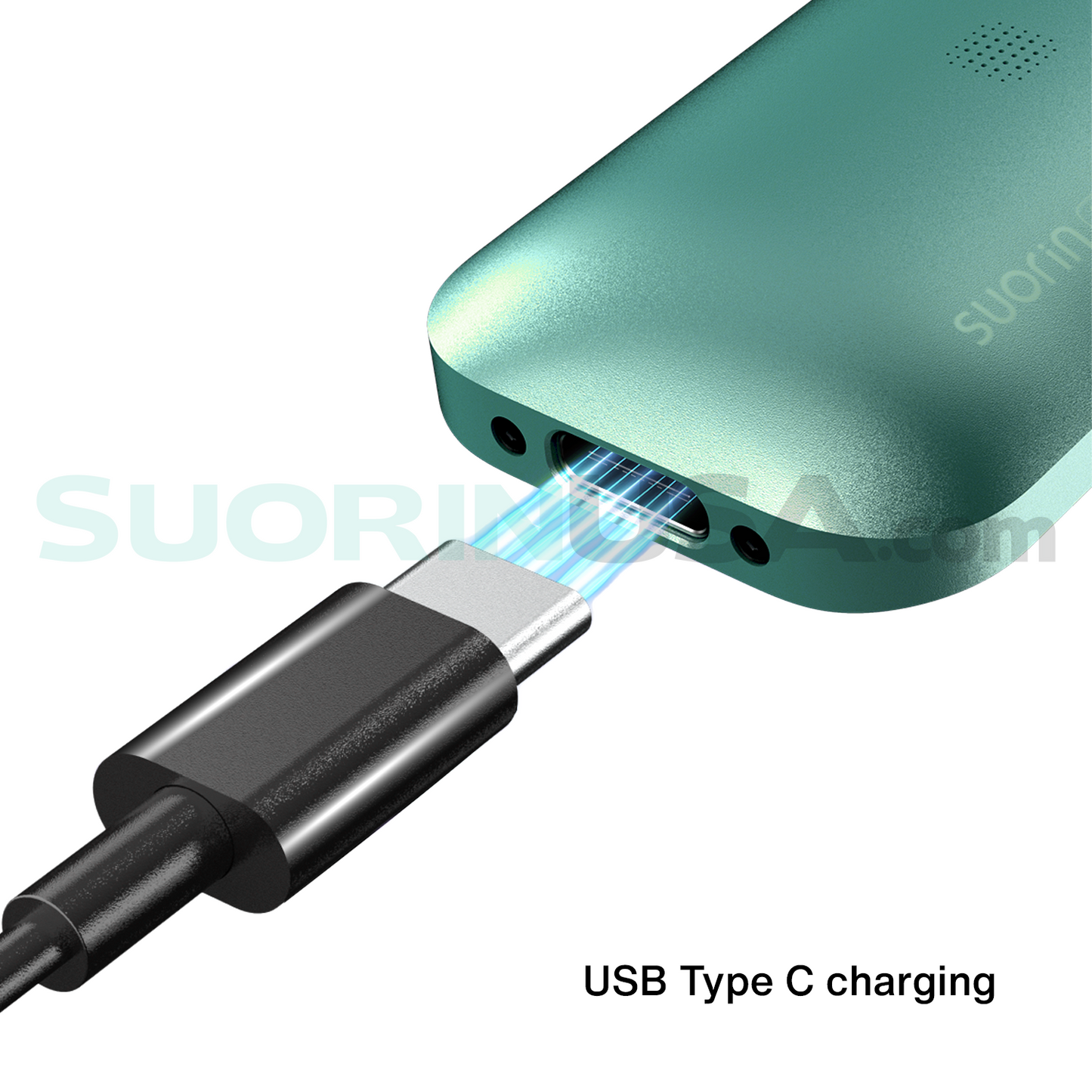 suorin air mini mint green cables