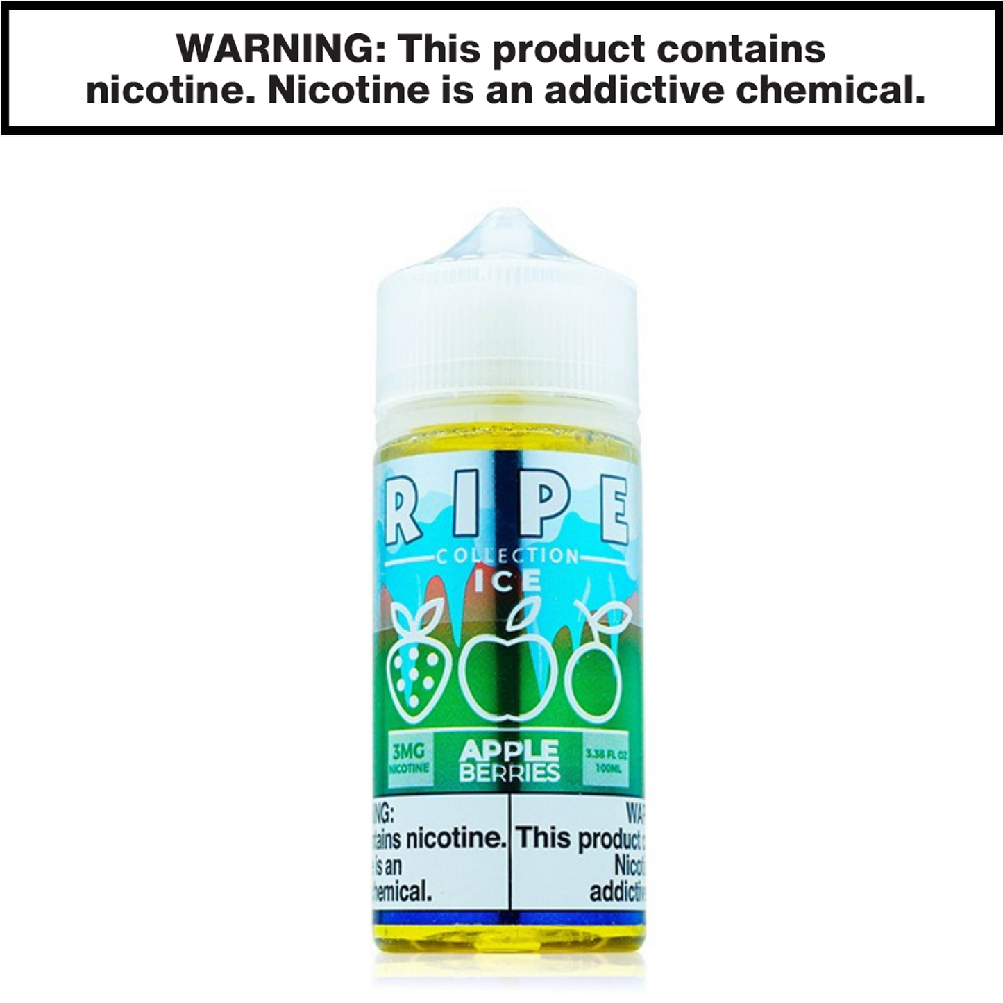 Vape 100 Ripe eJuice 100mL Freebase