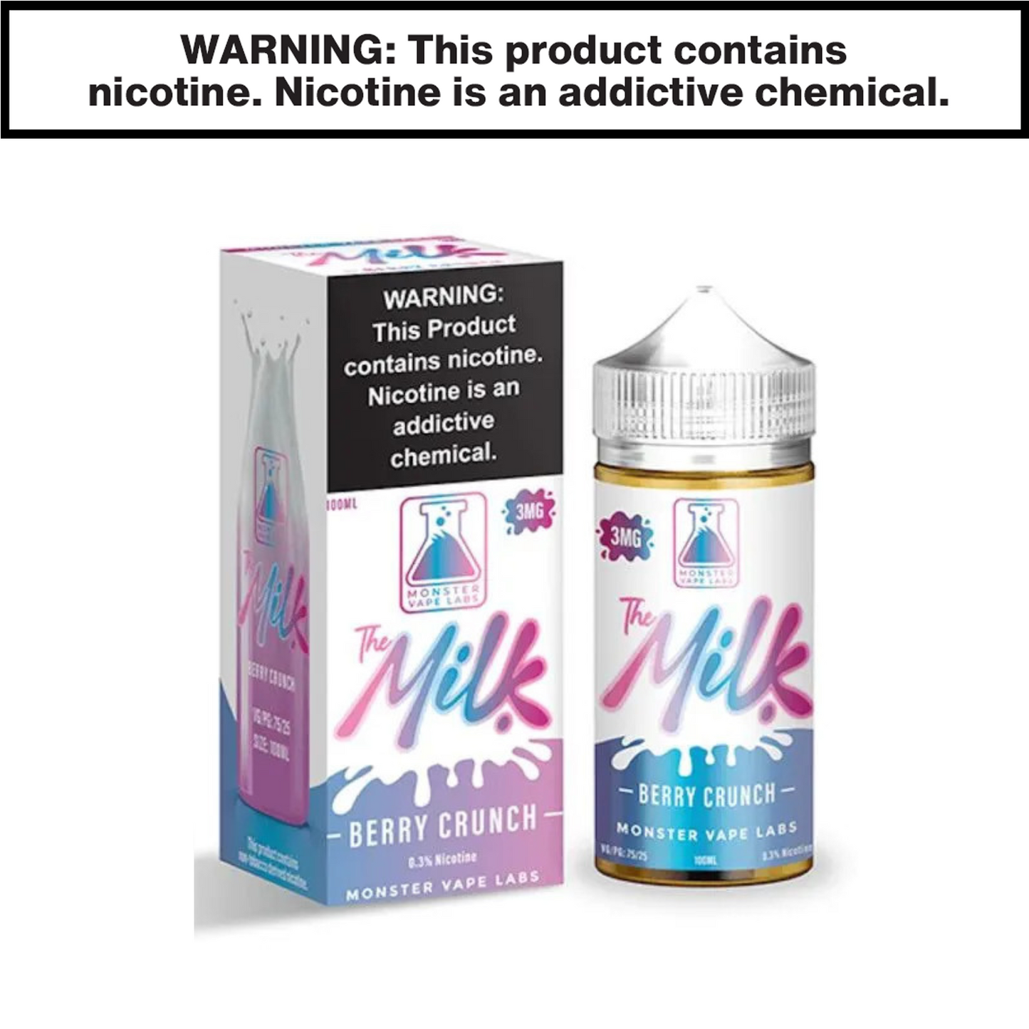 Milk Monster eJuice 100mL Freebase