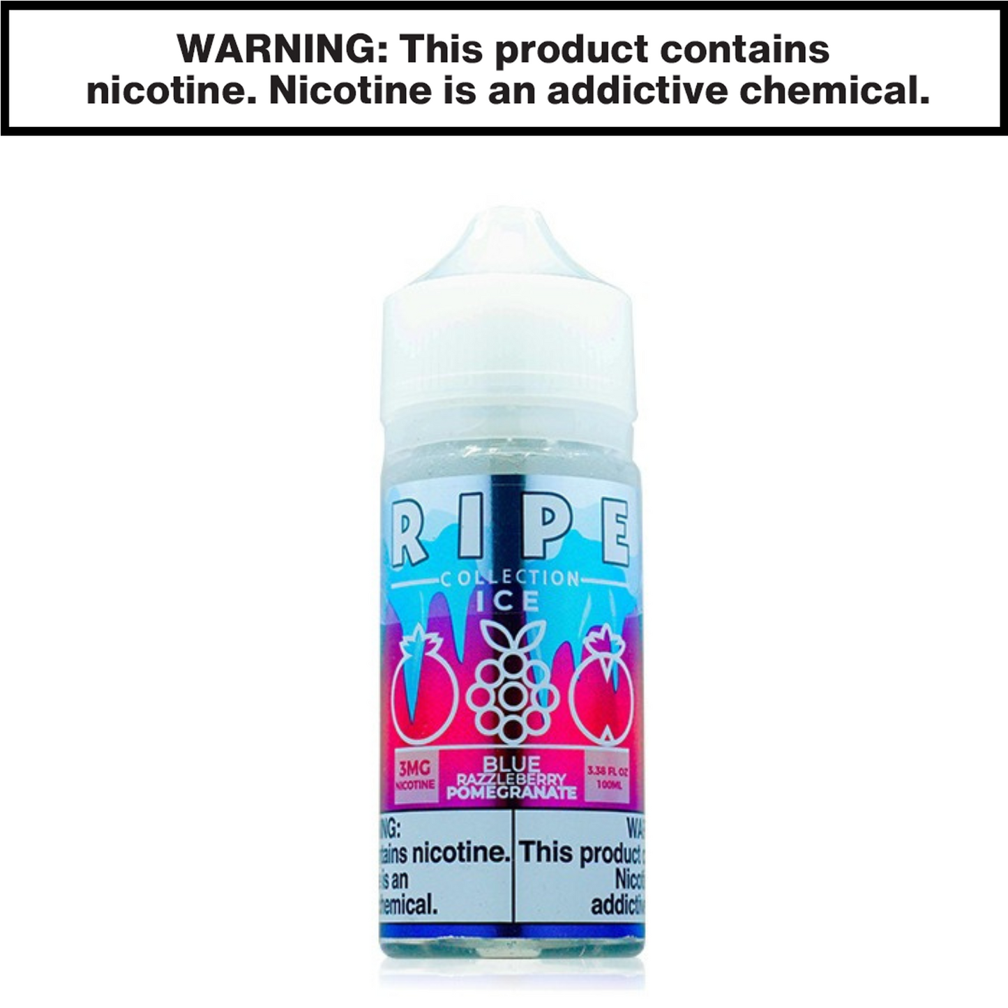 Vape 100 Ripe eJuice 100mL Freebase