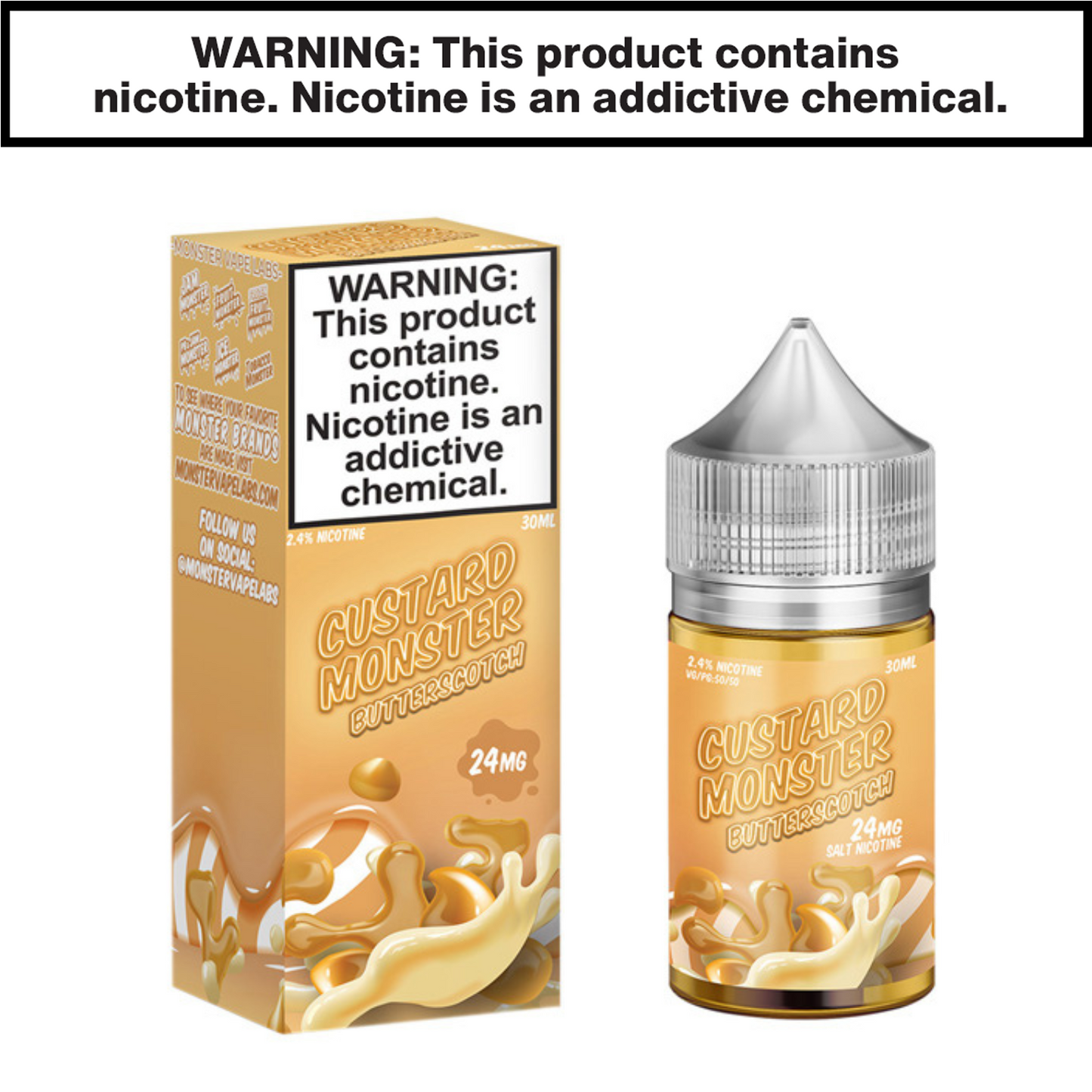 Custard Monster eJuice 30mL Salt Nic