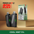 RedHawk 40K FLEX Stash COOL MINT 2 Pack Replacement Pods