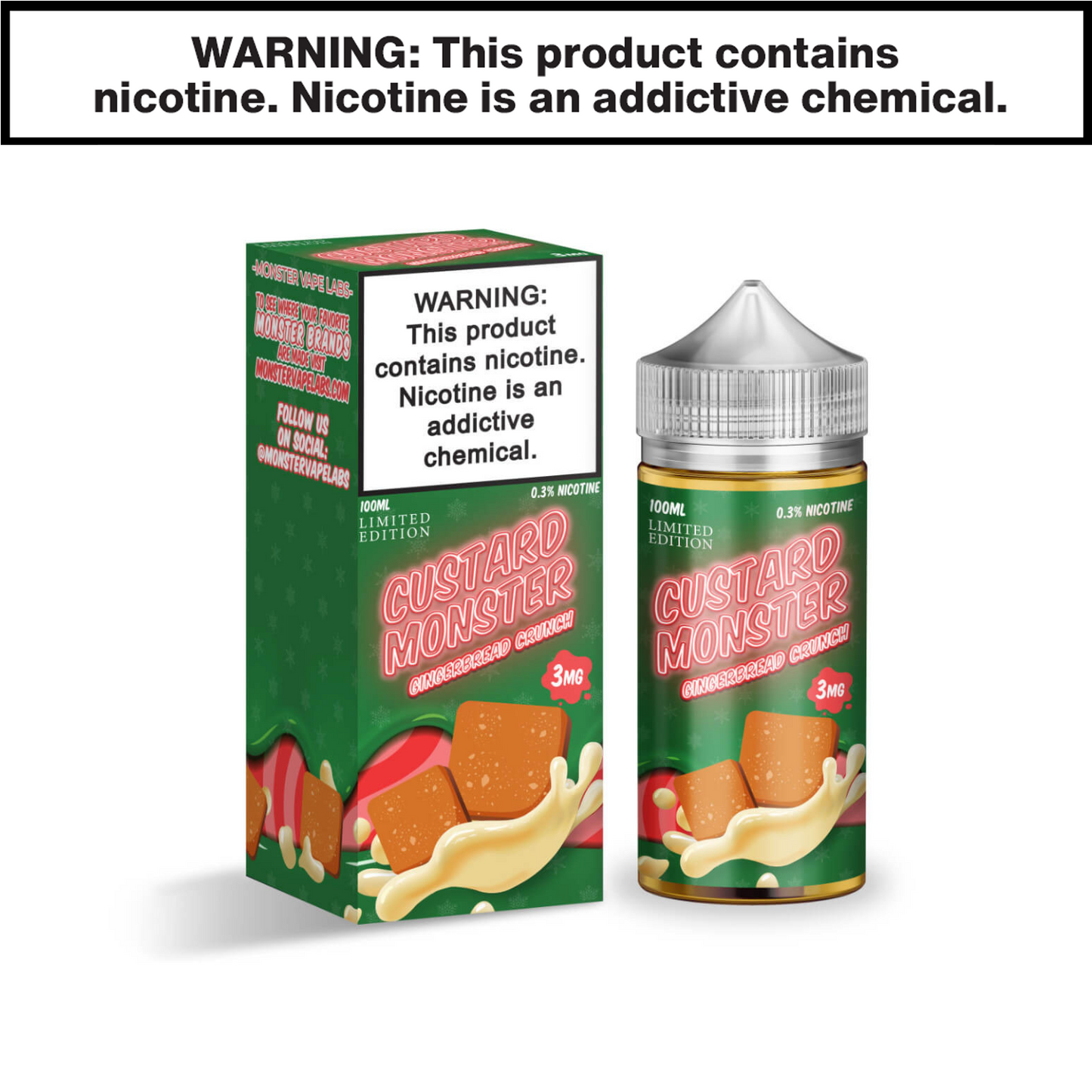 Custard Monster eJuice 100mL Freebase