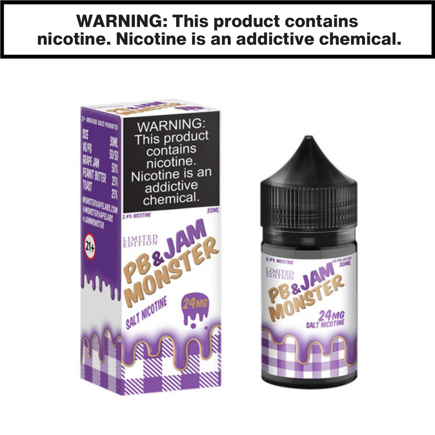 Jam Monster eJuice 30mL Salt Nic