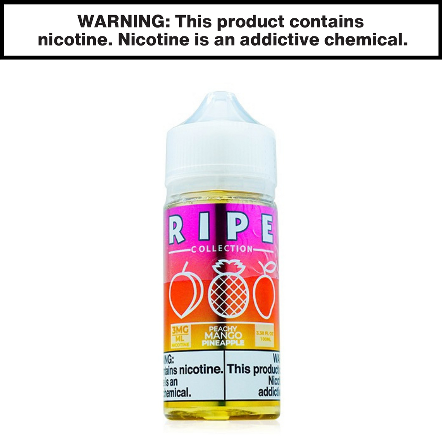 Vape 100 Ripe eJuice 100mL Freebase