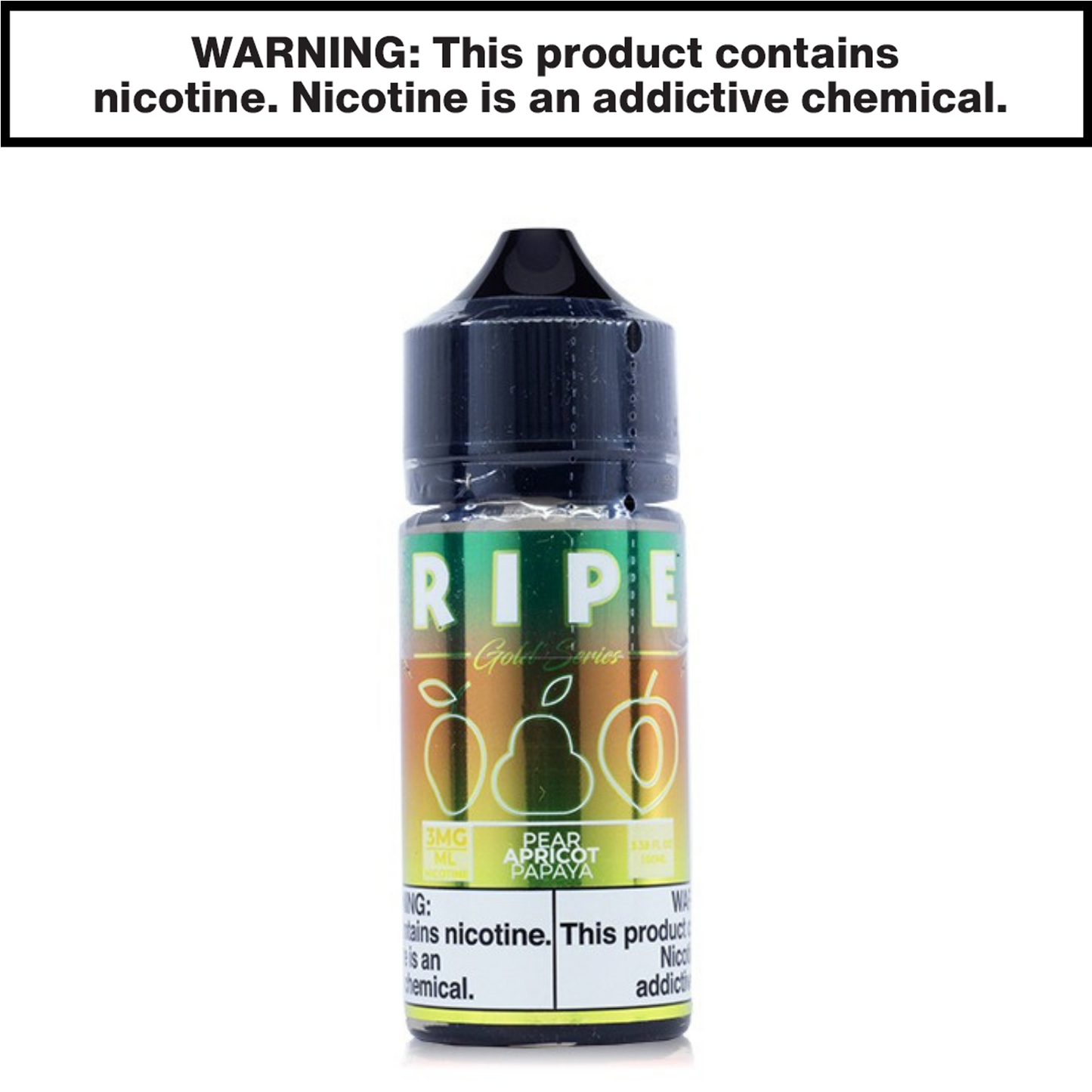 Vape 100 Ripe eJuice 100mL Freebase