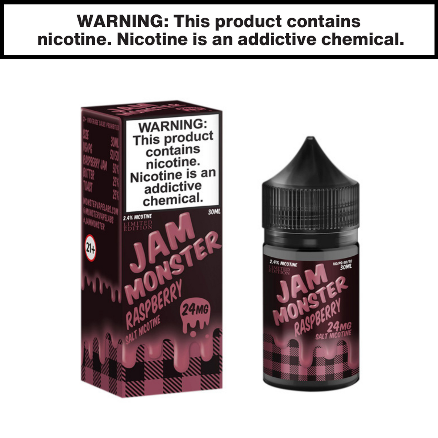 Jam Monster eJuice 30mL Salt Nic