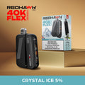 RedHawk 40K Puff FLEX Stash Disposable Vape - Crystal Ice