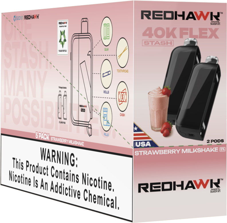 Strawberry Milkshake 5 pack Redhawk