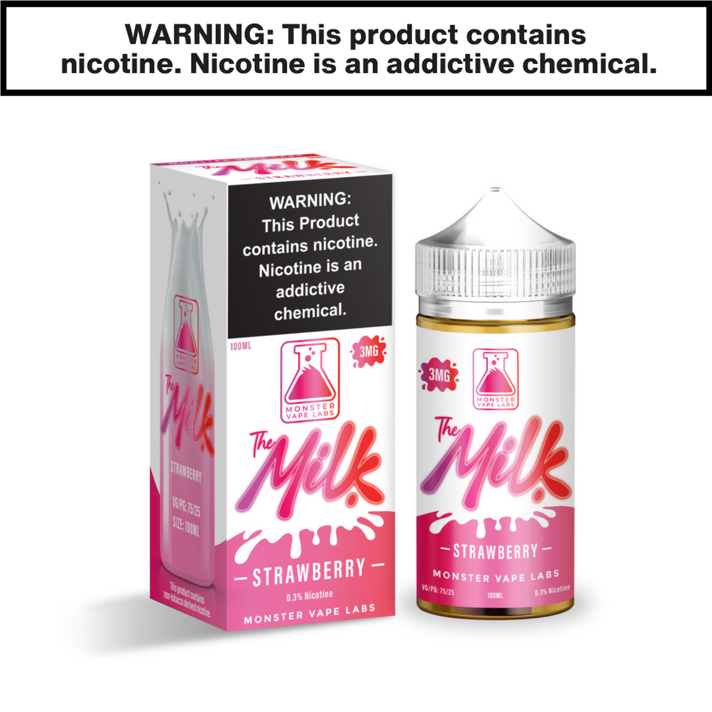 Milk Monster eJuice 100mL Freebase