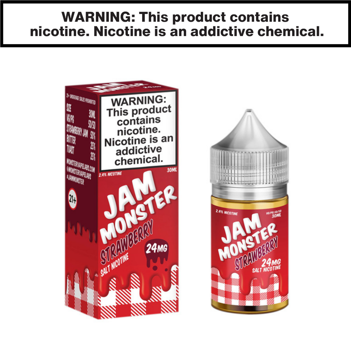 Jam Monster eJuice 30mL Salt Nic