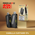 RedHawk 40K FLEX Stash VANILLA CUSTARD 2 Pack Replacement Pods