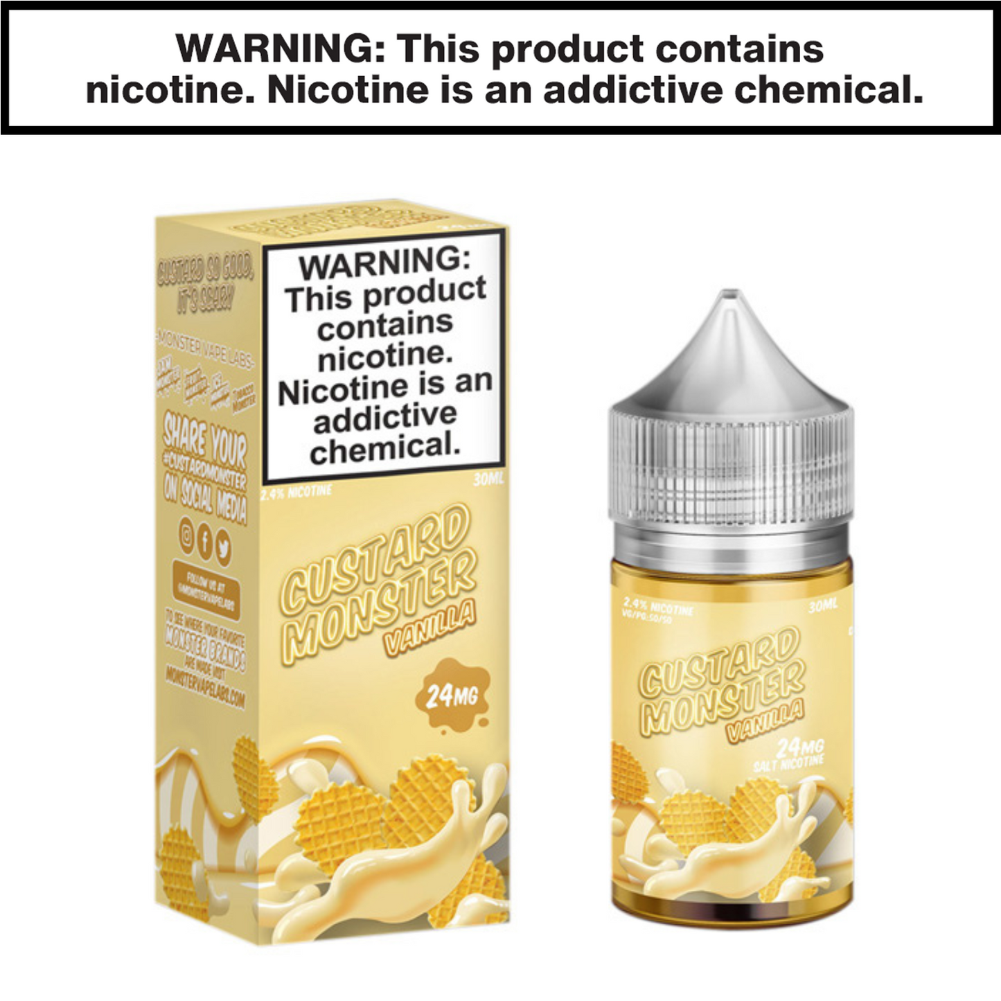 Custard Monster eJuice 30mL Salt Nic