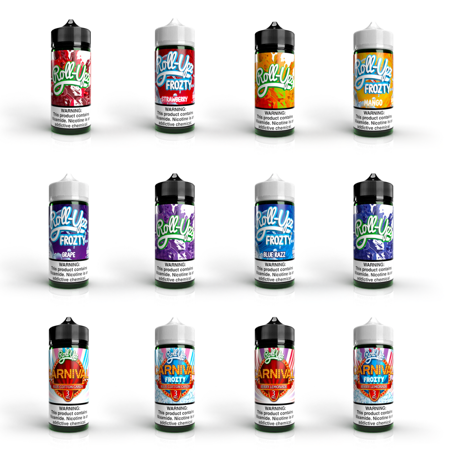 Juice Roll Upz eJuice 100mL Freebase