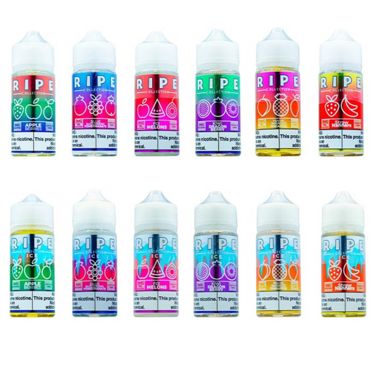 Vape 100 Ripe eJuice 100mL Freebase