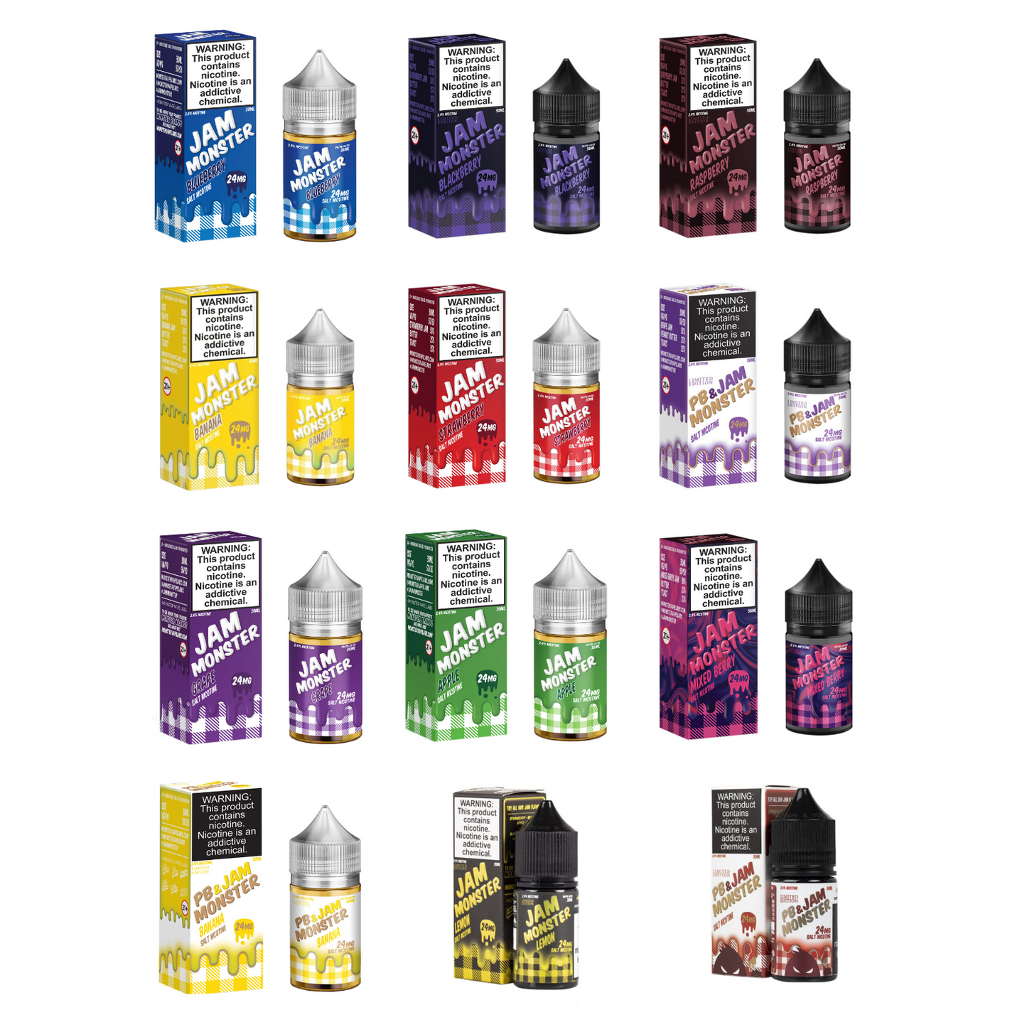 Jam Monster eJuice 30mL Salt Nic