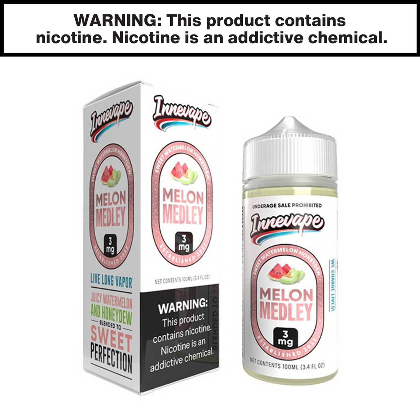 Innevape eJuice 100mL Freebase