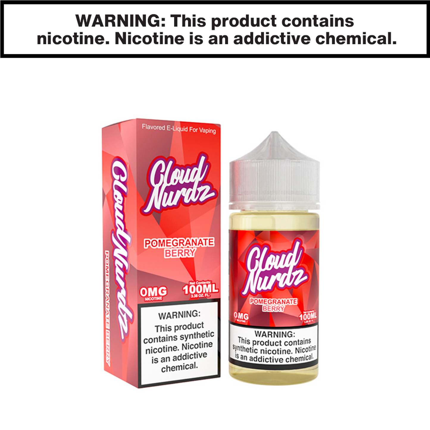 Cloud Nurdz eJuice 100mL Freebase