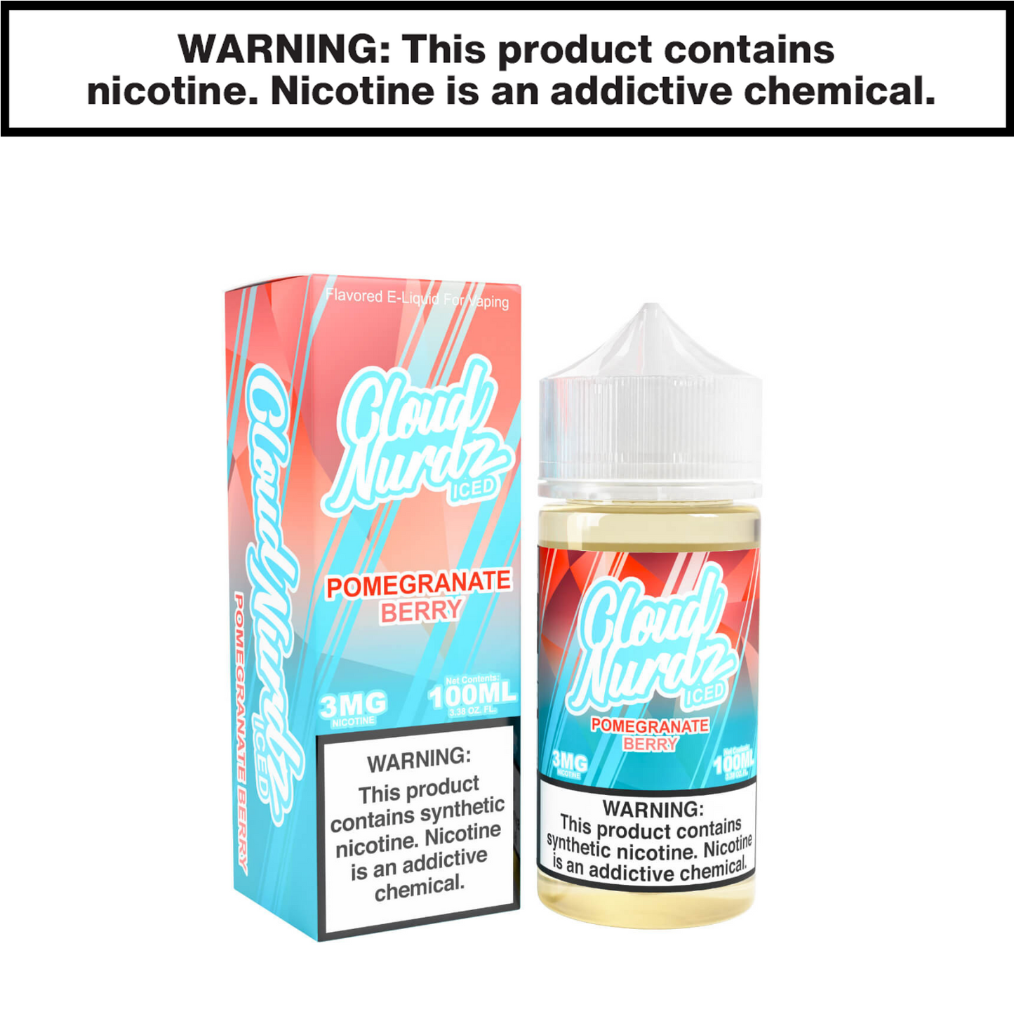 Cloud Nurdz eJuice 100mL Freebase