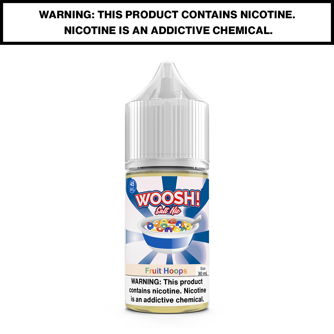Fruit Hoops Woosh Vape eJuice Salt Nic Loops Cereal