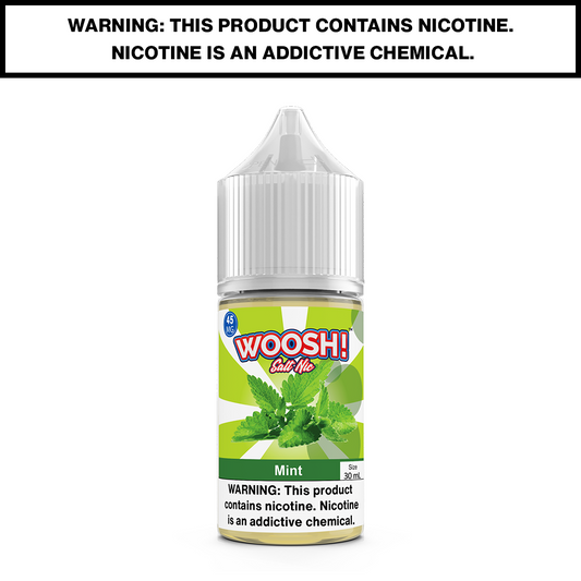 Mint Woosh Vape eJuice Salt Nic