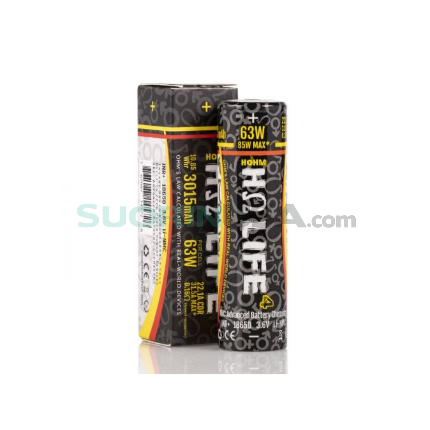 Hohm Life 18650 Suorin Trio85 Battery
