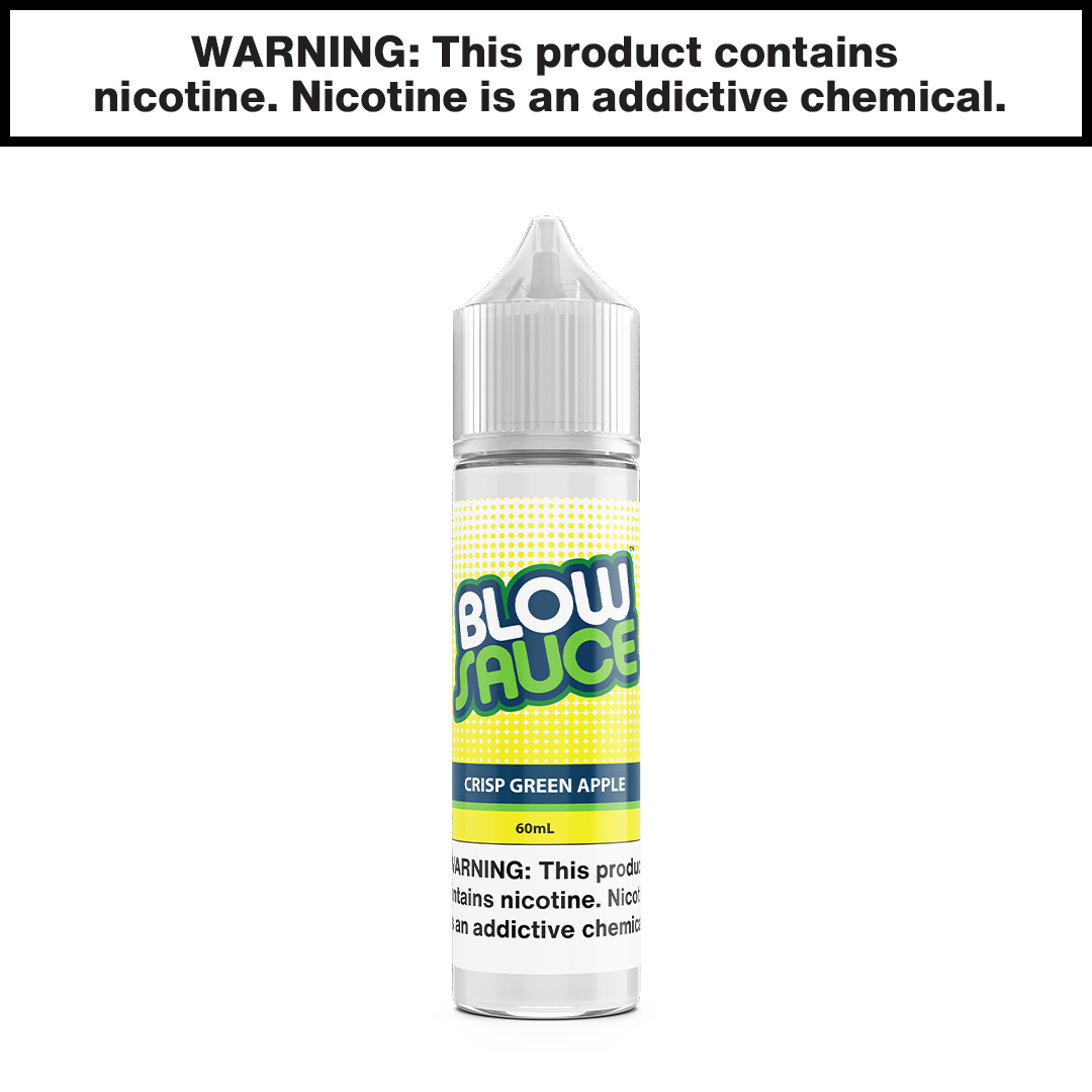 Vape Juice 60mL eliquid Blow Sauce Green Apple Candy