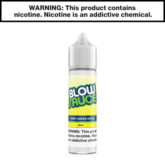 Vape Juice 60mL eliquid Blow Sauce Green Apple Candy