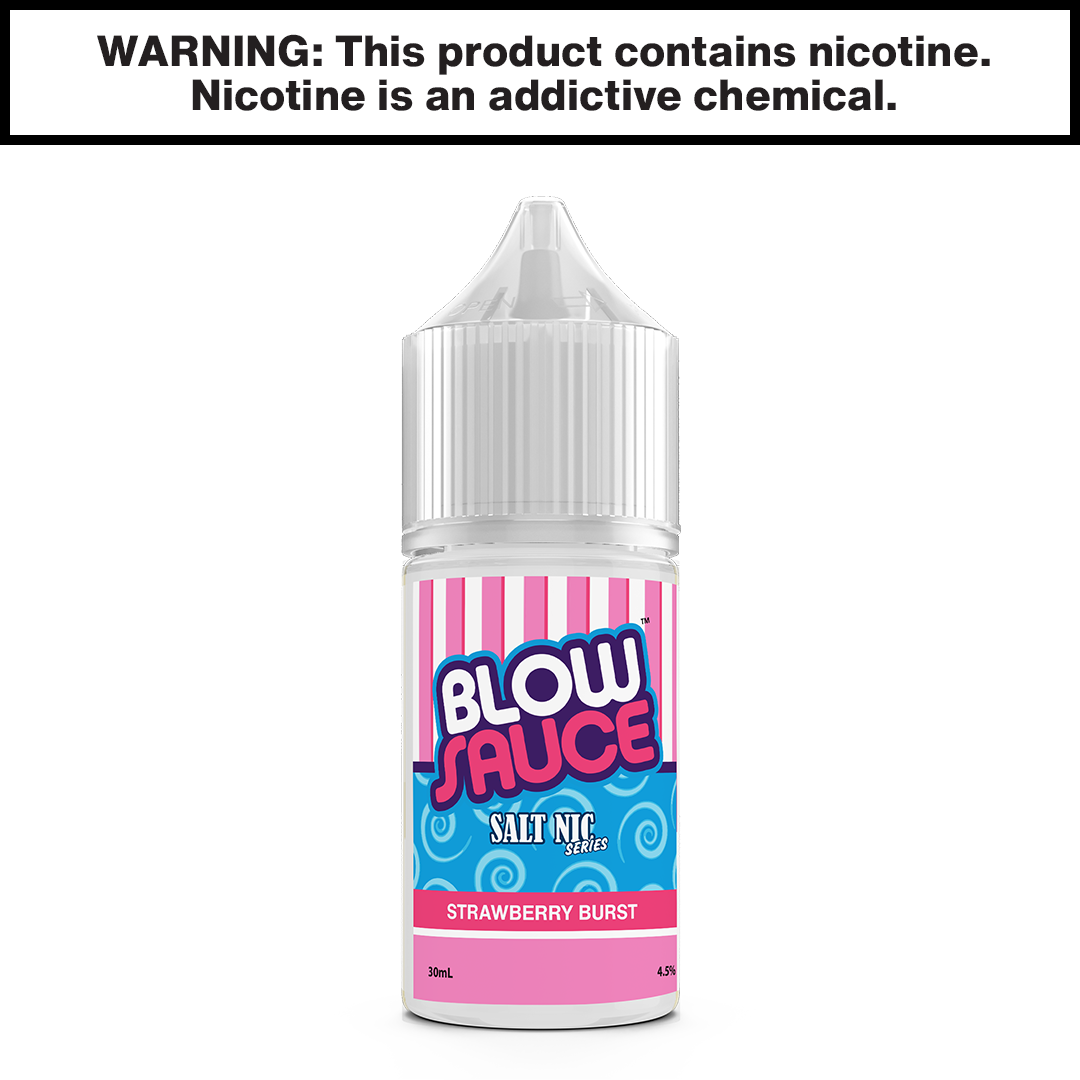 Vape Juice 30mL eliquid Blow Sauce Strawberry Taffy
