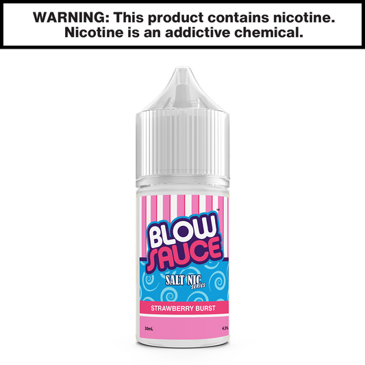 Vape Juice 30mL eliquid Blow Sauce Strawberry Taffy
