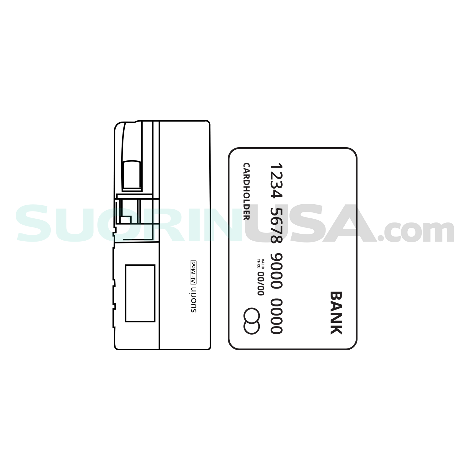 Suorin Air Mod Silver Size Comparison