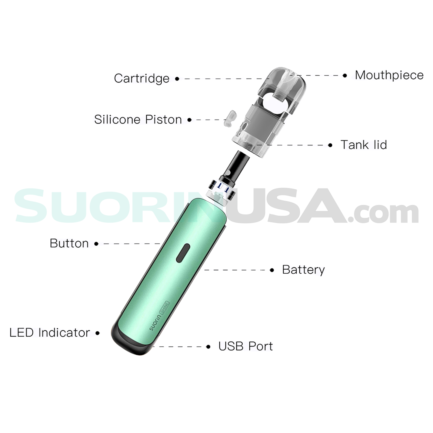 Suorin Shine Lime Parts