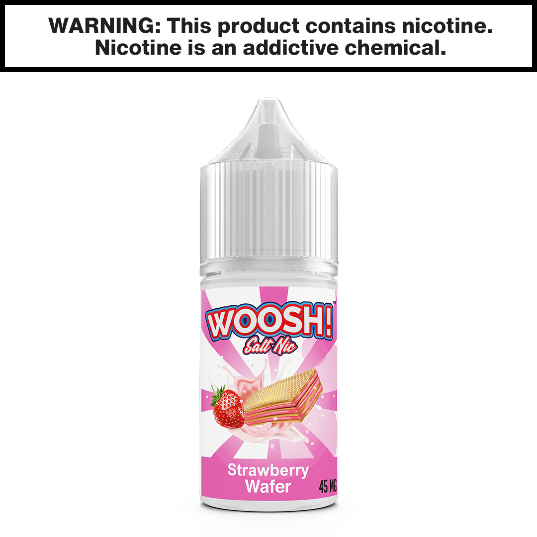 woosh strawberry wafer salt vape